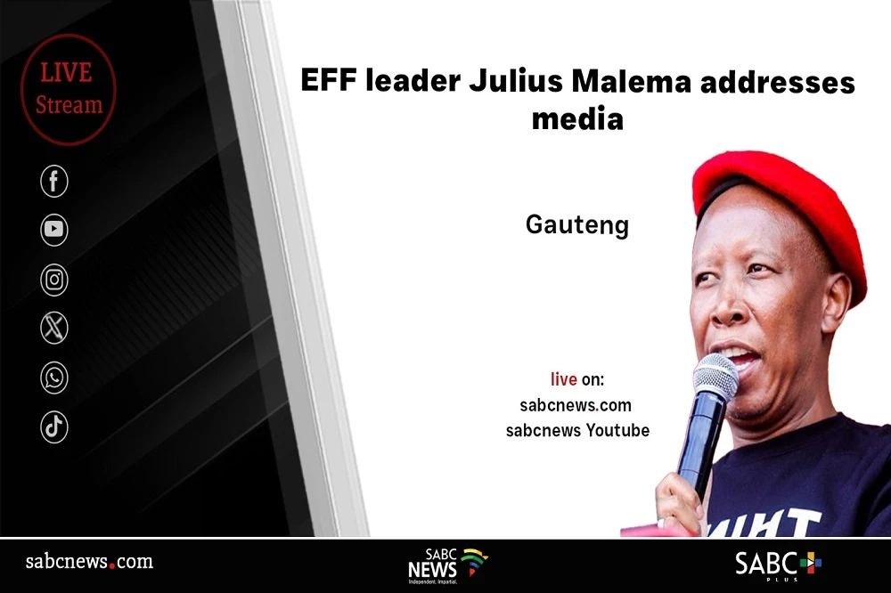 LIVE | EFF leader Julius Malema briefs media