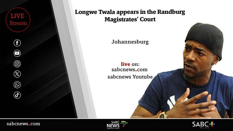 LIVE: Longwe Twala appears at the Randburg Magistrate’s Court