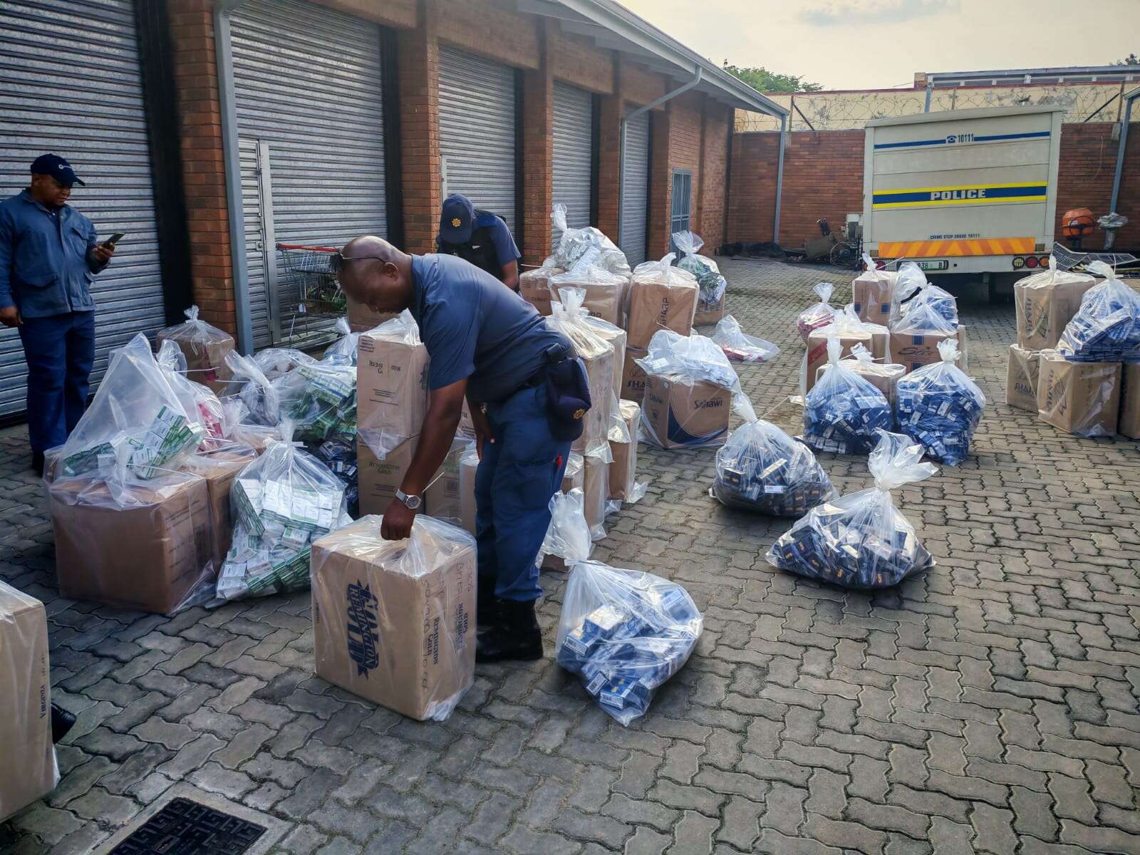 R4,5 million worth of illicit cigarettes seized in NW, three arrested