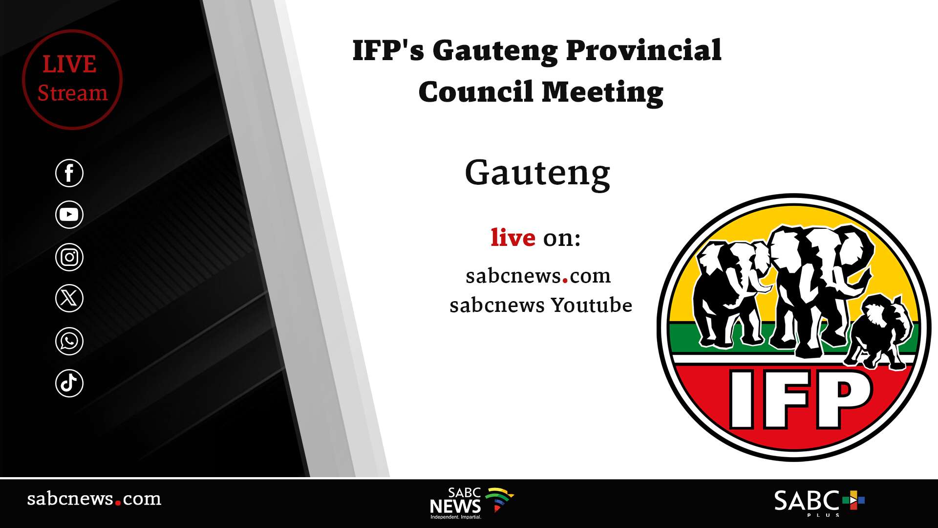 LIVE: IFP leader to deliver a keynote address a party meeting