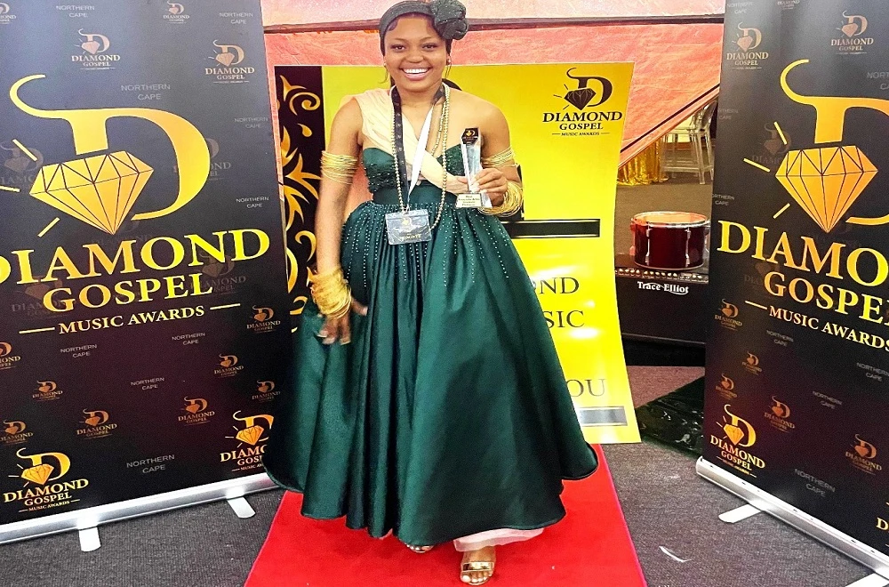 Rising star Mmakubu Phokwane shines at Diamond Gospel Music Awards
