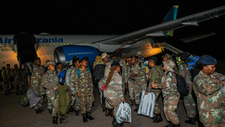 4th group of SADC soldiers from DRC back home