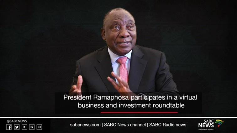 LIVE: President Ramaphosa participates in virtual investment roundtable