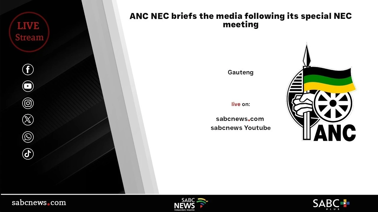 LIVE | ANC briefs media following special NEC Meeting