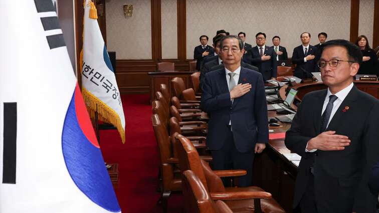 South Korea’s acting president moves to reassure allies