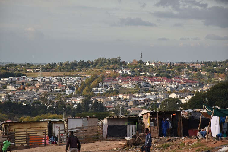 Residents near Juju Valley in Limpopo build shacks on unoccupied land