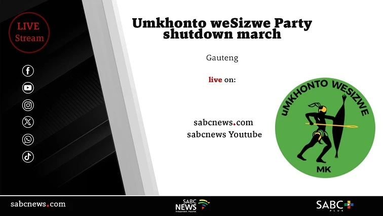 LIVE | MKP shutdown march in Pretoria