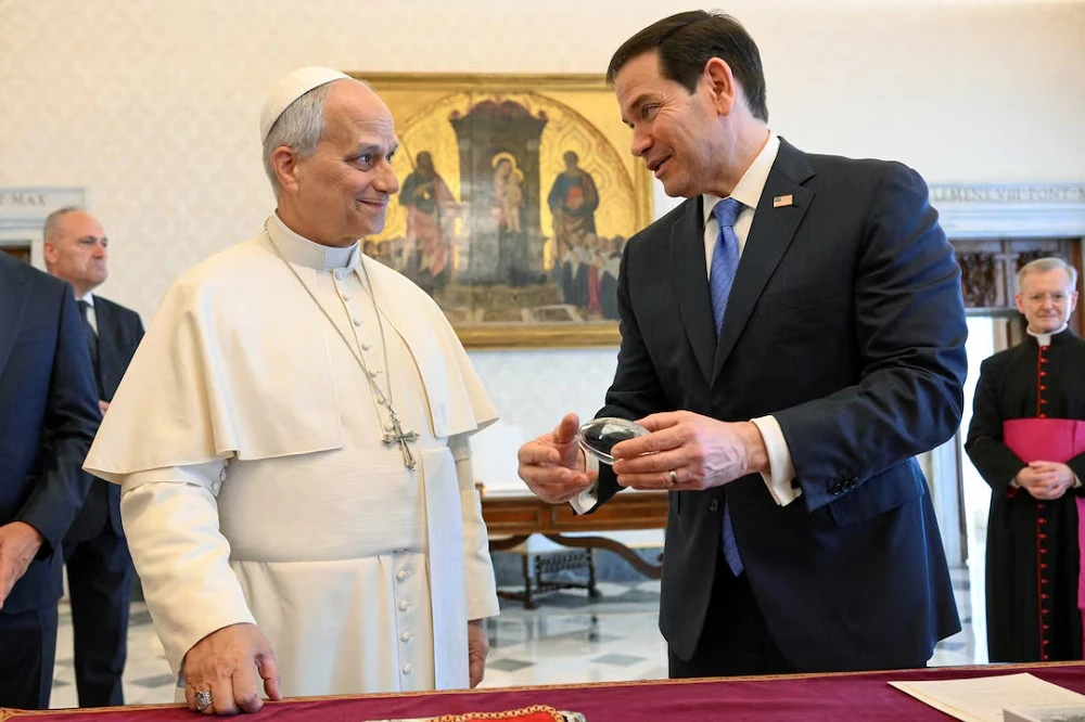 Rubio departs Vatican after meeting Pope Leo amid tensions with Trump