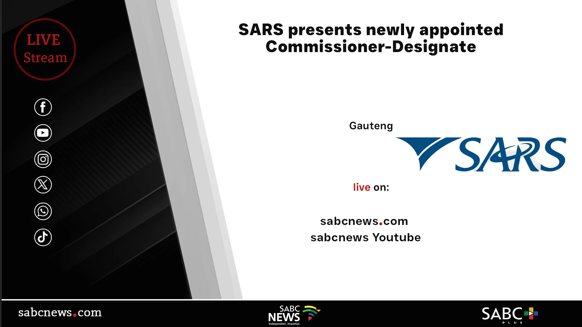 LIVE | SARS introduces Commissioner-Designate, Dr. Johnstone Makhubu