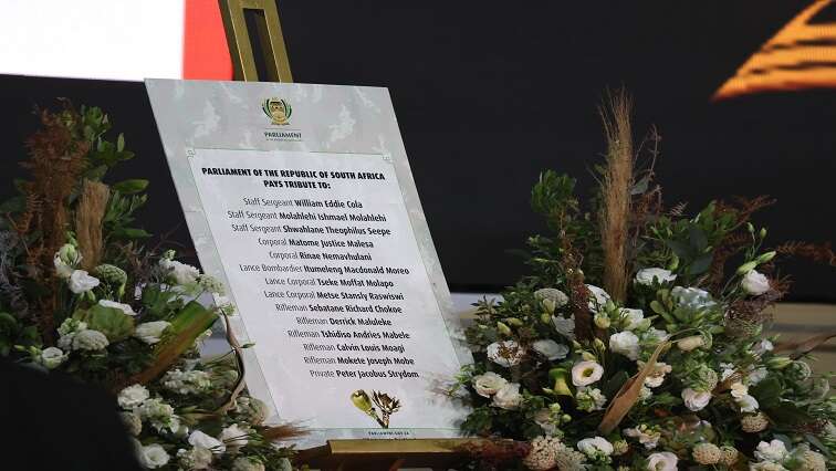 Government vows to give 14 fallen SANDF soldiers a dignified send-off