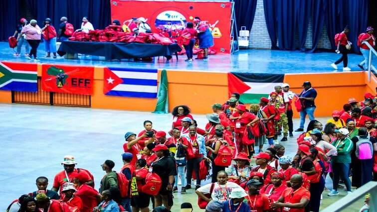 Delegates register for EFF National People’s Assembly