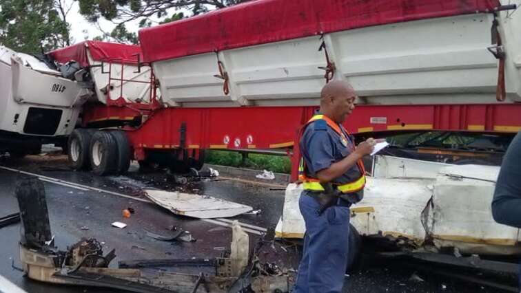 Two drivers critically injured after truck crash in KwaZulu-Natal