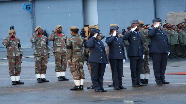 ‘SA dips its head collectively in SANDF soldiers’ honour : Ramaphosa