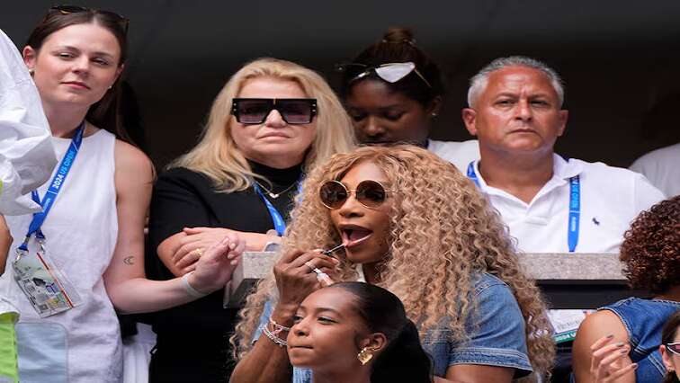 Serena Williams returns to US Open – as a fan