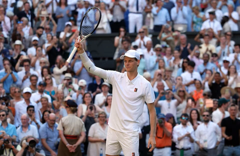 Sinner demolishes Djokovic to reach first Wimbledon final