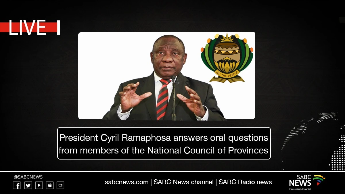 President Ramaphosa answers oral questions from members of NCOP