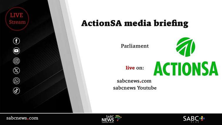 LIVE: ActionSA Media Briefing