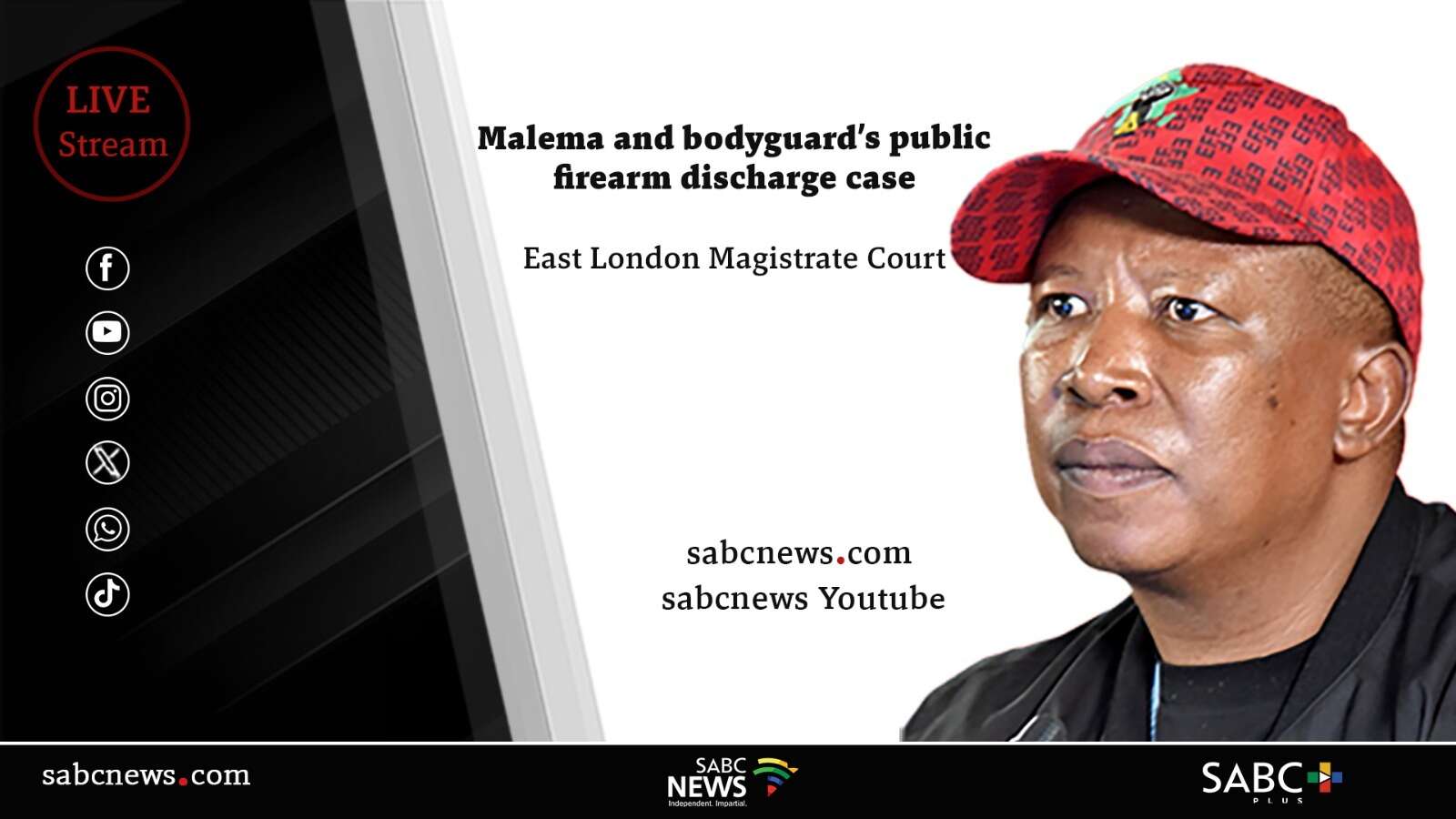 LIVE: Malema and bodyguard’s public firearm discharge case