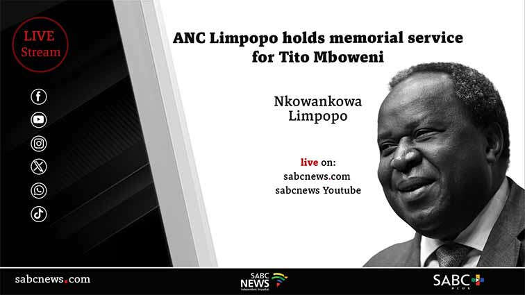 LIVE | ANC Limpopo holds memorial for former Minister Mboweni