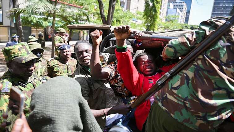 Police in Kenya fire teargas at protest over alleged abductions