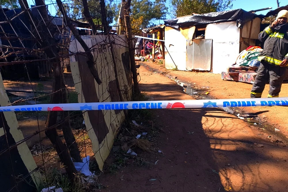 Twins die after a fire breaks out at informal settlement in Jhb