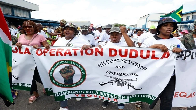 Dudula says denying health care to foreign nationals prevents crime
