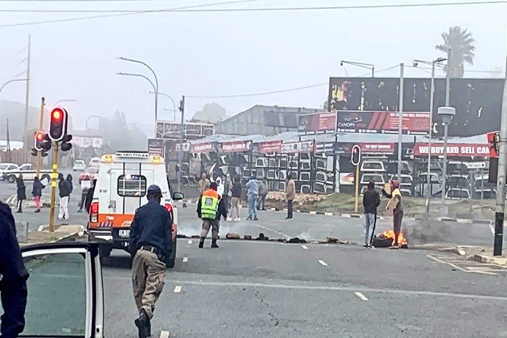 Westbury residents take to the streets to protest years of water cuts