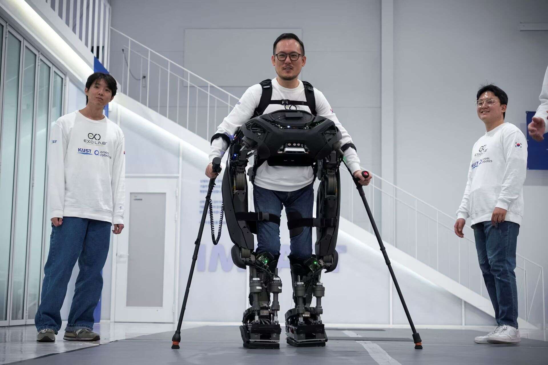 South Korean team develop ‘Iron Man’ robot to help paraplegics walk