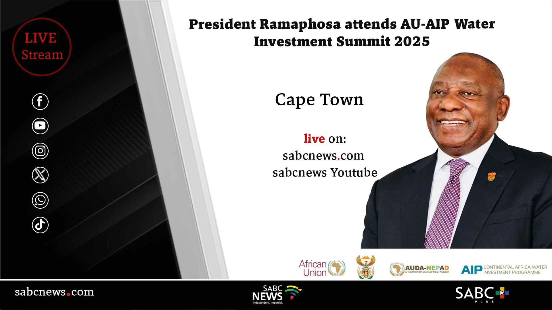 LIVE: African Union – AIP Water Summit