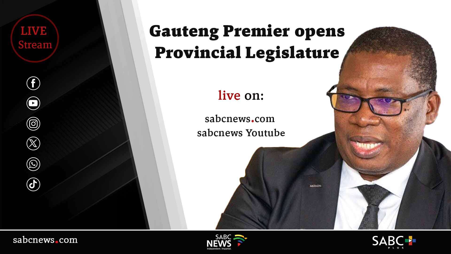 LIVE | Premier Panyaza Lesufi opens Gauteng Legislature