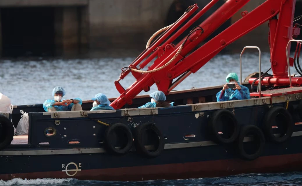 ‘Evacuation of passengers on Hantavirus ship going according to plan’
