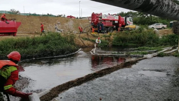 Oil spillage in Durban caused by crude pipeline theft