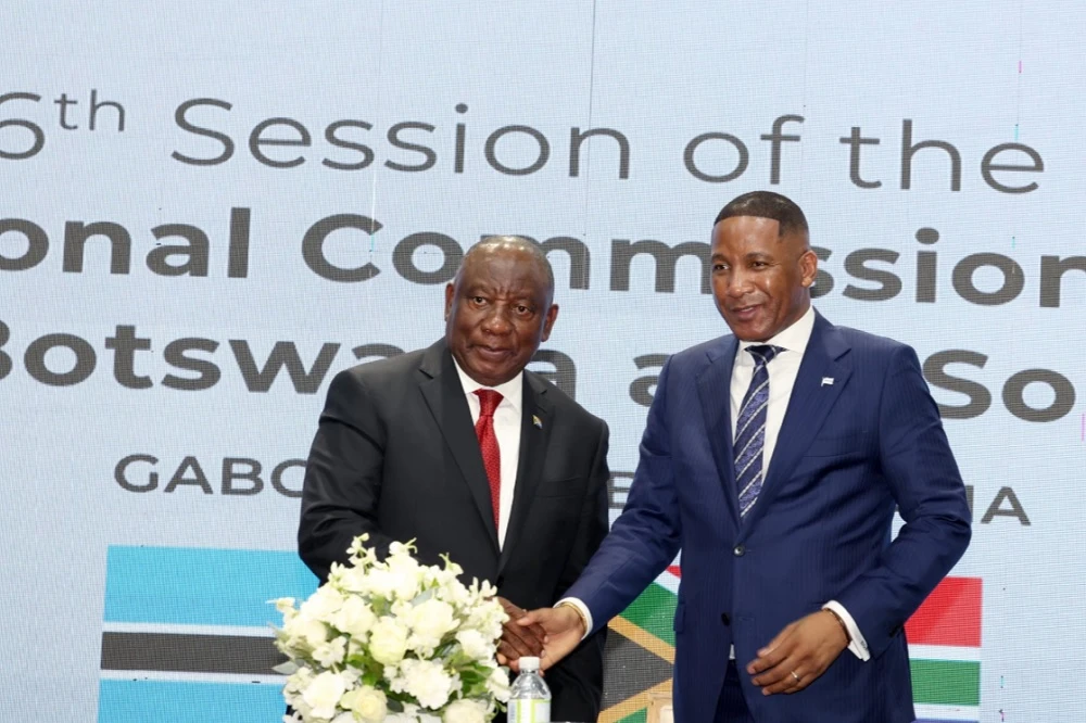 Ramaphosa, Boko pledge stronger SA–Botswana cooperation