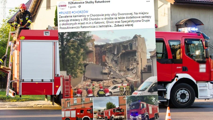 Katastrofa budowlana w Chorzowie. Zawaliła się kamienica