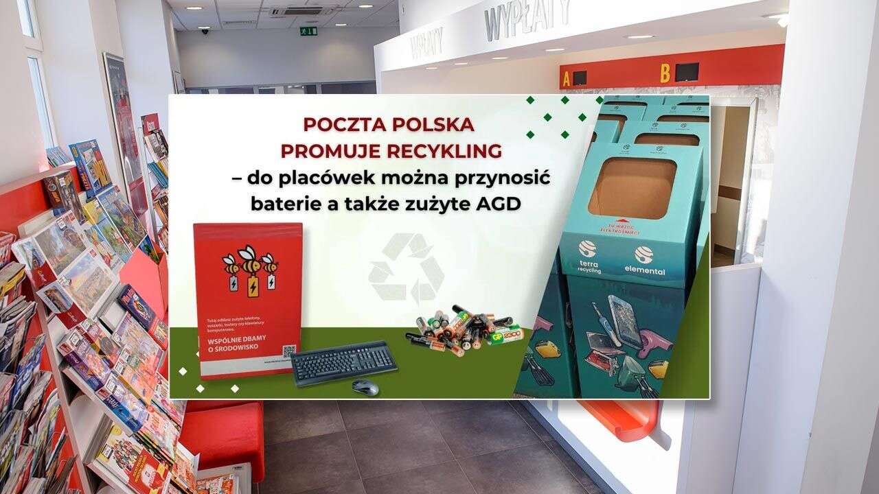 Poczta Polska zajmie się elektroodpadami. „Usługo proekologiczne”