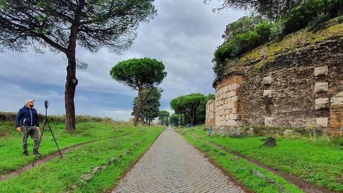 Prende forma il gemello digitale della via Appia Antica