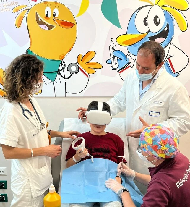 Realtà virtuale al pronto soccorso e i bambini non piangono più