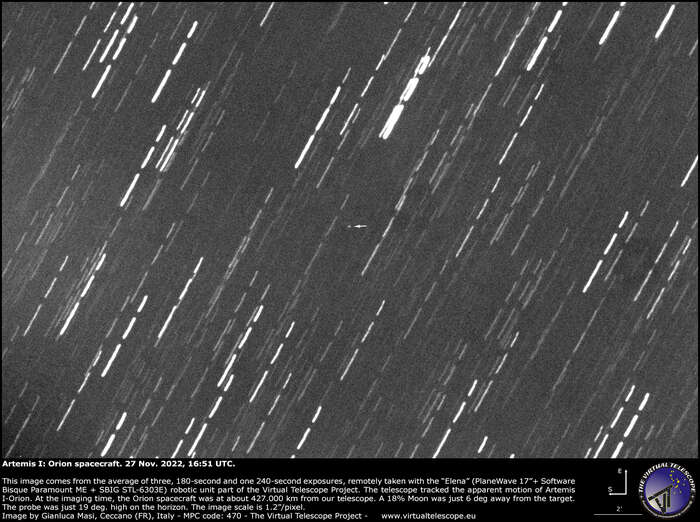 Luna, già compiuta metà della missione Artemis 1