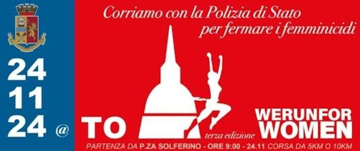 A Torino 'We run for Women' contro i femminicidi