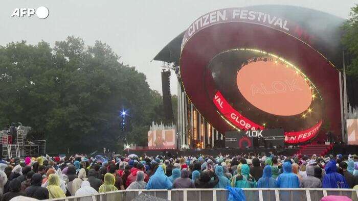 New York, la pioggia su Central Park non ferma il Global Citizen Festival