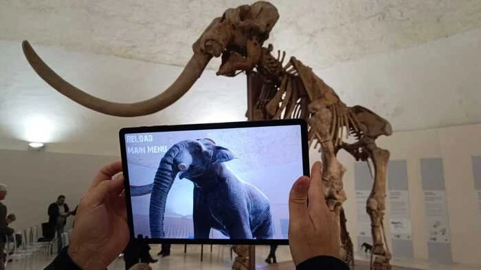 La realtà aumentata fa rivivere il Mammut all'Aquila