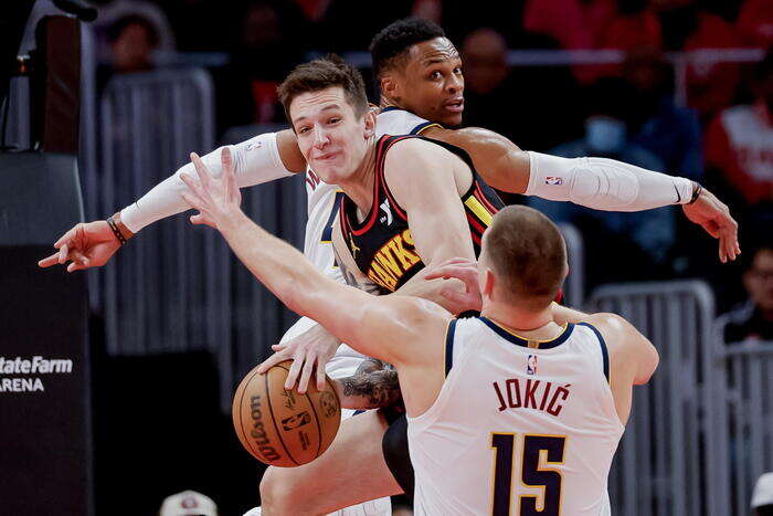 Nba: con un super-Jokic Denver strapazza Atlanta