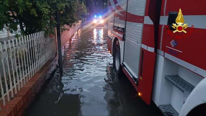 Maltempo: il fiume Senio esonda a Castel Bolognese