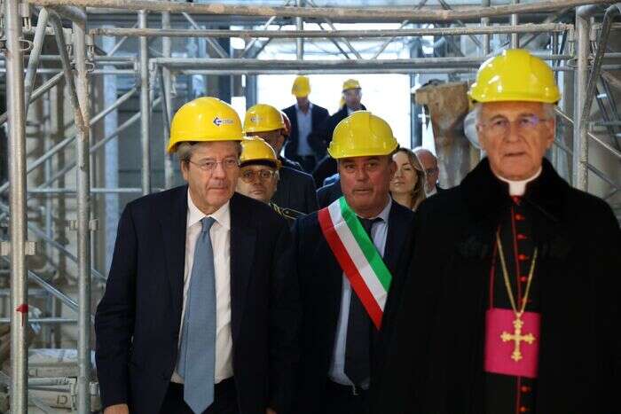 Gentiloni, nella Basilica di S. Benedetto c'è un pezzo di Europa