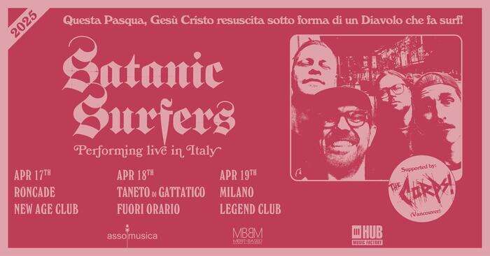 Satanic Surfers, minitour di tre date in Italia ad aprile