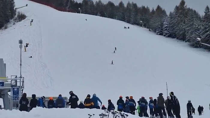 Mezzo metro di neve sull'Alpe Cimbra in Trentino