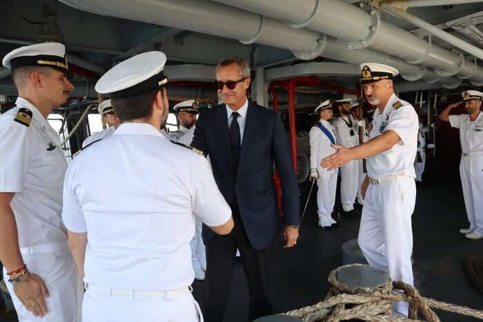 Difesa, l'ambasciatore Prunas visita navi italiane in Tunisia