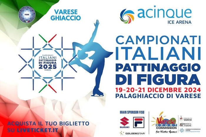 A Varese i campionati nazionali di pattinaggio artistico