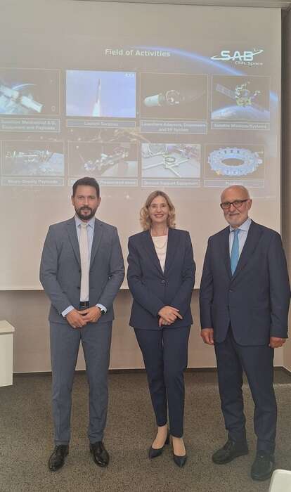 Slovacchia, Amb.Flumiani a presentazione jv Sab-Ctrl Space