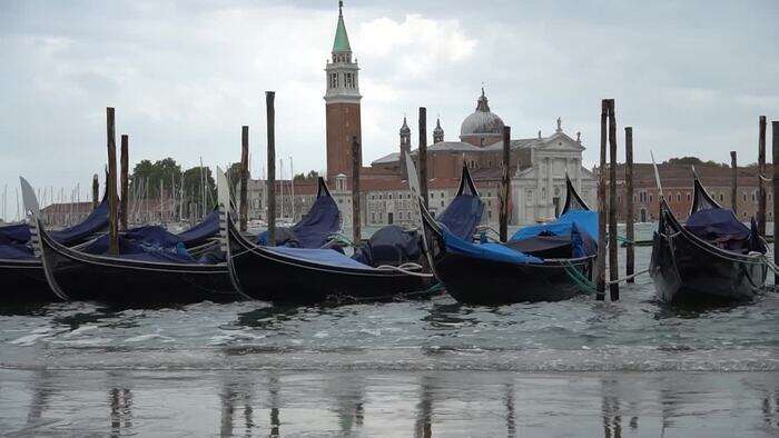 Maltempo, a Venezia allagata Piazza San Marco